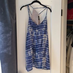 Blue and white azalea dress